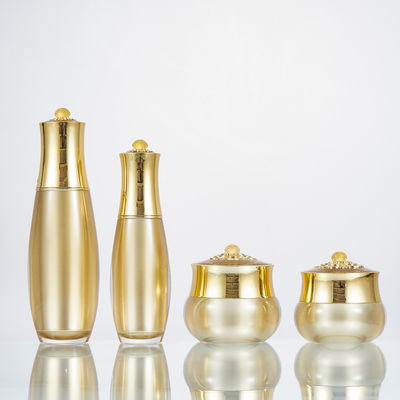Akrylowa luksusowa kosmetyczna butelka z esencją 80 ml 100 ml 10 g 15 g Słoik do kremu do twarzy
