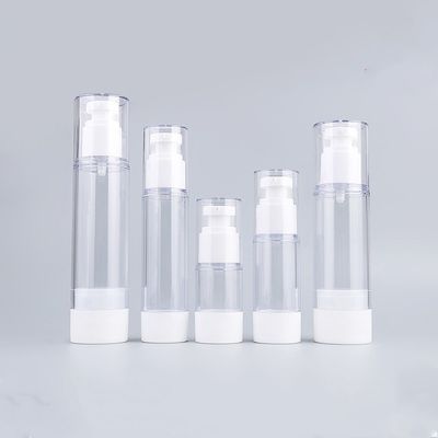 Konfigurowalna 50 ml 80 ml Plastikowa butelka bezpowietrzna z pompką Pusta bezpowietrzna do kosmetyków