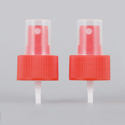 28/410 Plastikowy spray do perfumy z cienką mgłą, spray na alkohol czerwony, 28 mm na butelkę