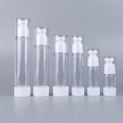 80 ml 100 ml 120 ml plastikowa butelka z bezpowietrzną pompą biały pusty balsam butelka do pielęgnacji skóry