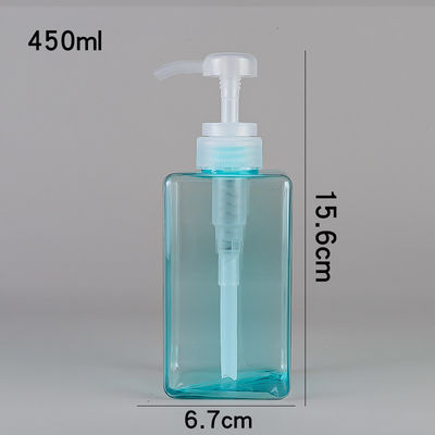 Zielone plastikowe butelki z pompką do szamponu wielokrotnego napełniania 8,4 uncji 15 uncji 21,5 uncji 450 ml 650 ml 500 ml butelka Petg