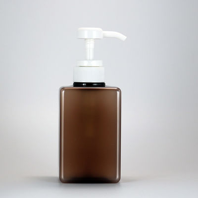 13.4 uncji 400 ml Bursztynowe plastikowe butelki z pompką do szamponu Podróżne pojemniki na szampon wielokrotnego użytku pod prysznic