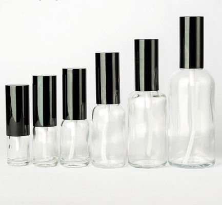 Aluminiowa szklana butelka z rozpylaczem do mgły 10 ml 30 ml szklane butelki z rozpylaczem do perfum wielokrotnego napełniania Atomizer