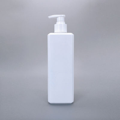 16,7 uncji 500 ml Srebrno-białe plastikowe butelki z pompką do szamponu Pusty dozownik balsamu do łazienki