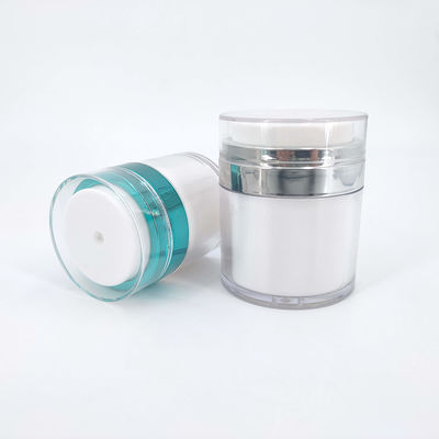 Face Luxury Cosmetic Cream Jar Containers 15g 30g 50g Próżniowa akrylowa podwójna ściana