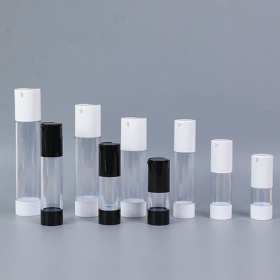 Nieprzezroczyste kosmetyczne bezpowietrzne butelki z pompką 10 ml 5 ml 30 ml bezpowietrznych plastikowych butelek z rozpylaczem