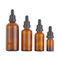Konfigurowalne butelki z zakraplaczem olejków eterycznych 10 ml 20 ml 30 ml bursztynowe szkło do kosmetyków