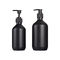 300ml 500ml plastikowa butelka z pompką do szamponu czarny balsam żel pod prysznic odkażacz do rąk