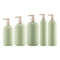 200ml 500ml plastikowa butelka z pompką do szamponu HDPE zielony balsam żel pod prysznic do ciała