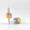 18mm 18/410 Złota aluminiowa obroża pompa do rozpylania mgły z połową czapki PP do perfum